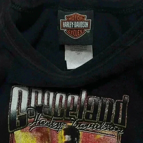 Harley Davidson 2007 Elvis Presley Glitter Top - Picture 7 of 7